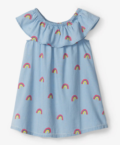 Blue Rainbows A-Line Dress 120 BABY GIRLS APPAREL Hatley Kids 6-9m 