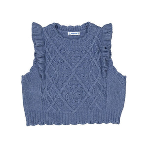 Blue Sweater Vest 150 GIRLS APPAREL 2-8 Mayoral 2T 