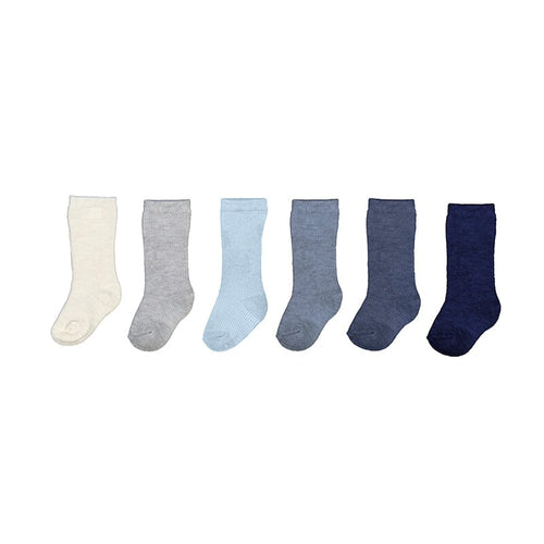 Blues Set of 6 Socks 100 ACCESSORIES BABY Mayoral 3m 