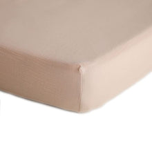 Blush Muslin Crib Sheet 180 BABY GEAR Mushie 