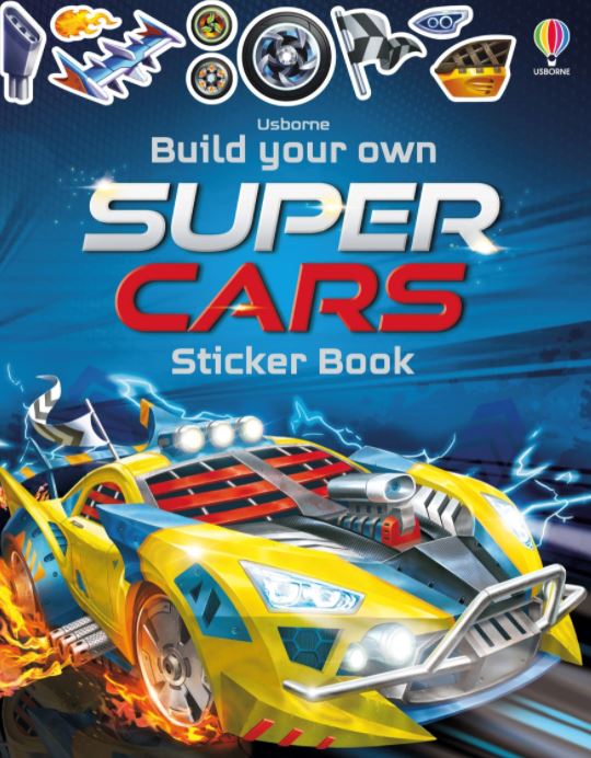 Build Your Own Sticker Book Impulse Usborne Books Supercars 