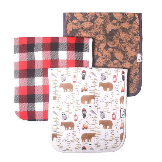 Burp Cloths Burp Cloths Copper Pearl Lumberjack (Camping) 