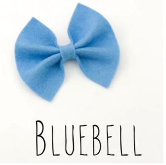 Butterfly Felt Bow Clips 110 ACCESSORIES CHILD AniBabee Bluebell 