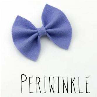 Butterfly Felt Bow Clips 110 ACCESSORIES CHILD AniBabee Periwinkle 