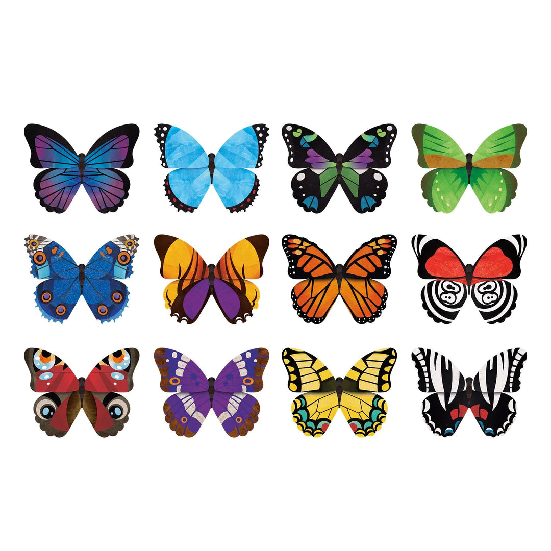 Butterfly Shaped Memory Match 196 TOYS CHILD Mudpuppy 