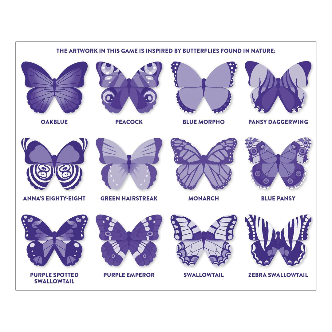 Butterfly Shaped Memory Match 196 TOYS CHILD Mudpuppy 