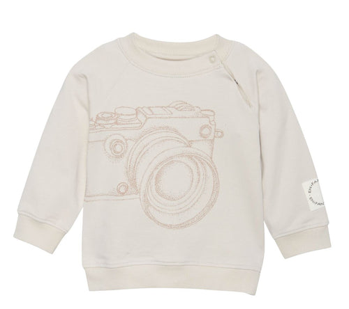 Camera Sweatshirt 130 BABY BOYS/NEUTRAL APPAREL Enfant 6m 