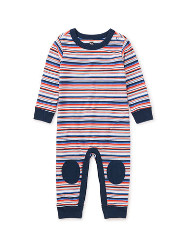 Canal Blue Stripe Romper 130 BABY BOYS/NEUTRAL APPAREL Tea 3-6m 