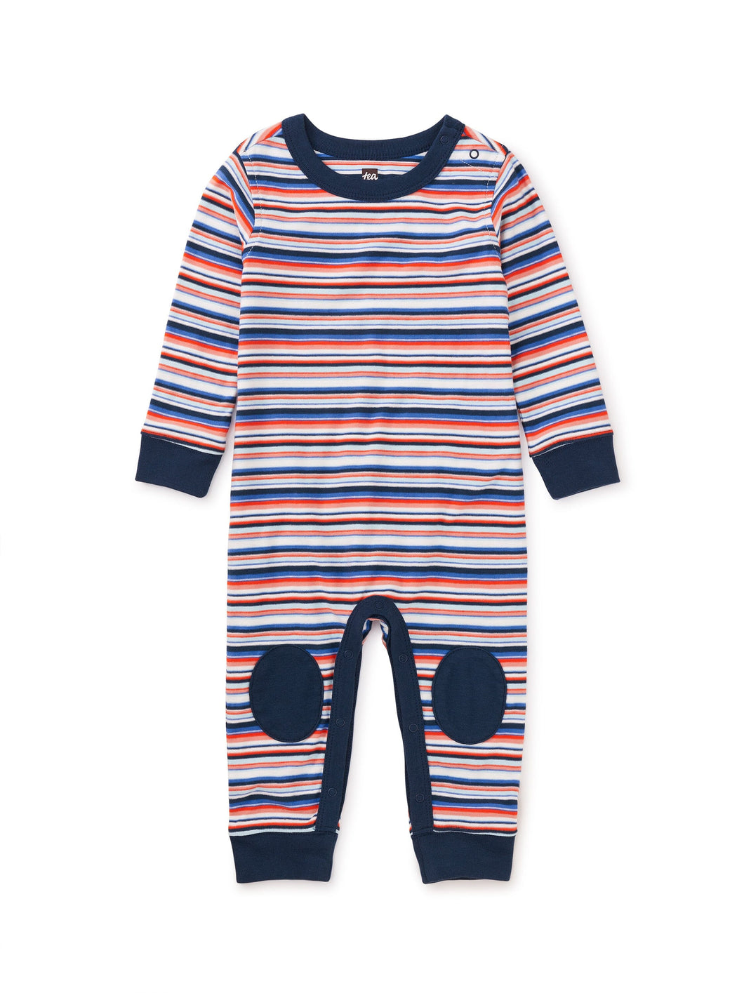 Canal Blue Stripe Romper 130 BABY BOYS/NEUTRAL APPAREL Tea 3-6m 