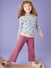 Cassis Flare Pocket Pants 150 GIRLS APPAREL 2-8 Tea 