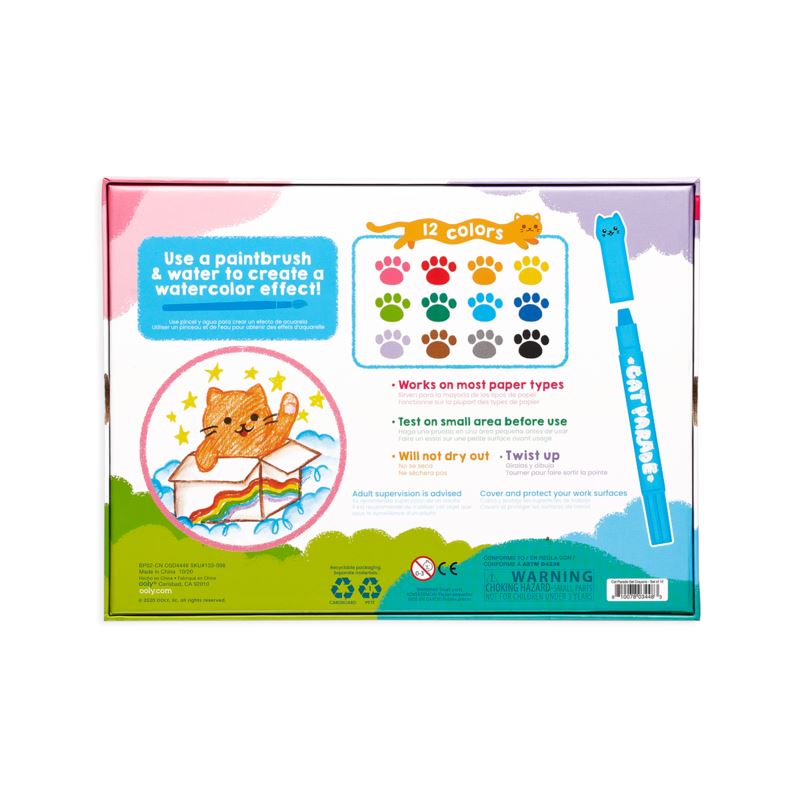 Cat Parade Gel Crayons 196 TOYS CHILD Ooly 