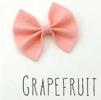 Celia Bow Headbands 100 ACCESSORIES BABY AniBabee Grapefruit 