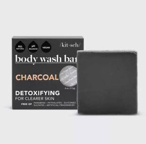 Charcoal Detoxifying Body Wash Bar 110 ACCESSORIES CHILD KITSCH 