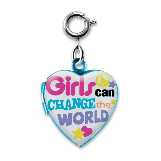 Charms - Unicone Jewelry Charm It Girls Can Change World 