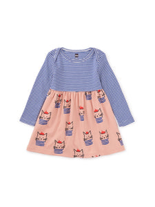 Chat et Chapeau Dress 120 BABY GIRLS APPAREL Tea 6-9m 
