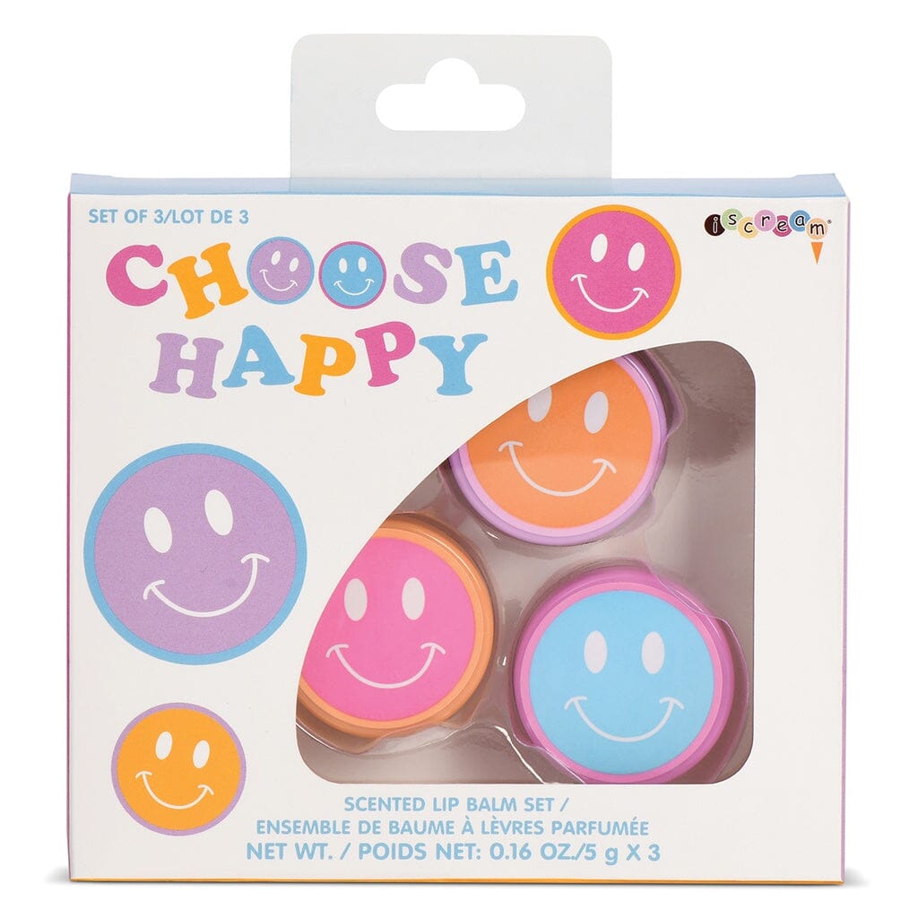 Choose Happy Lip Balm Trio 110 ACCESSORIES CHILD Iscream 