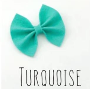 Classic Bow Headbands 100 ACCESSORIES BABY AniBabee Turquoise 