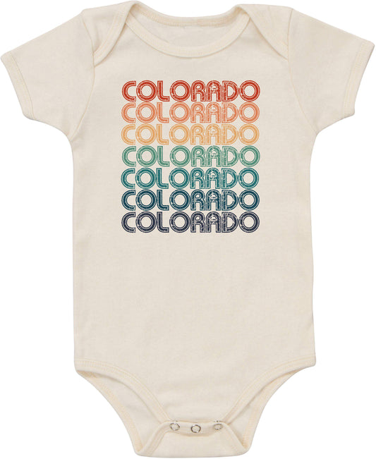 CO Retro Repeat Onesie - Pitter Patter