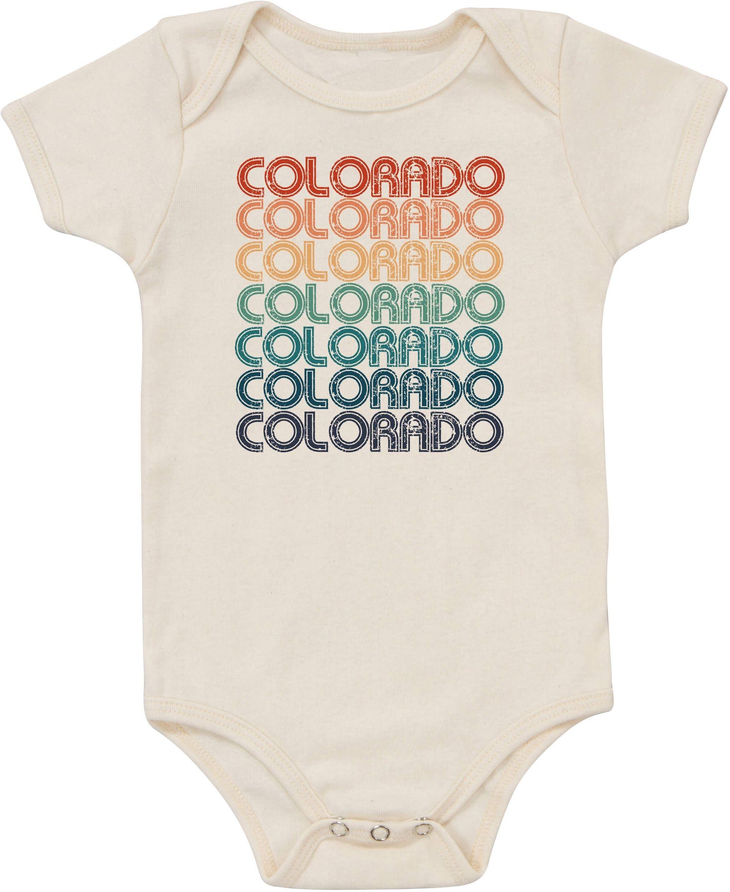 CO Retro Repeat Onesie - Pitter Patter