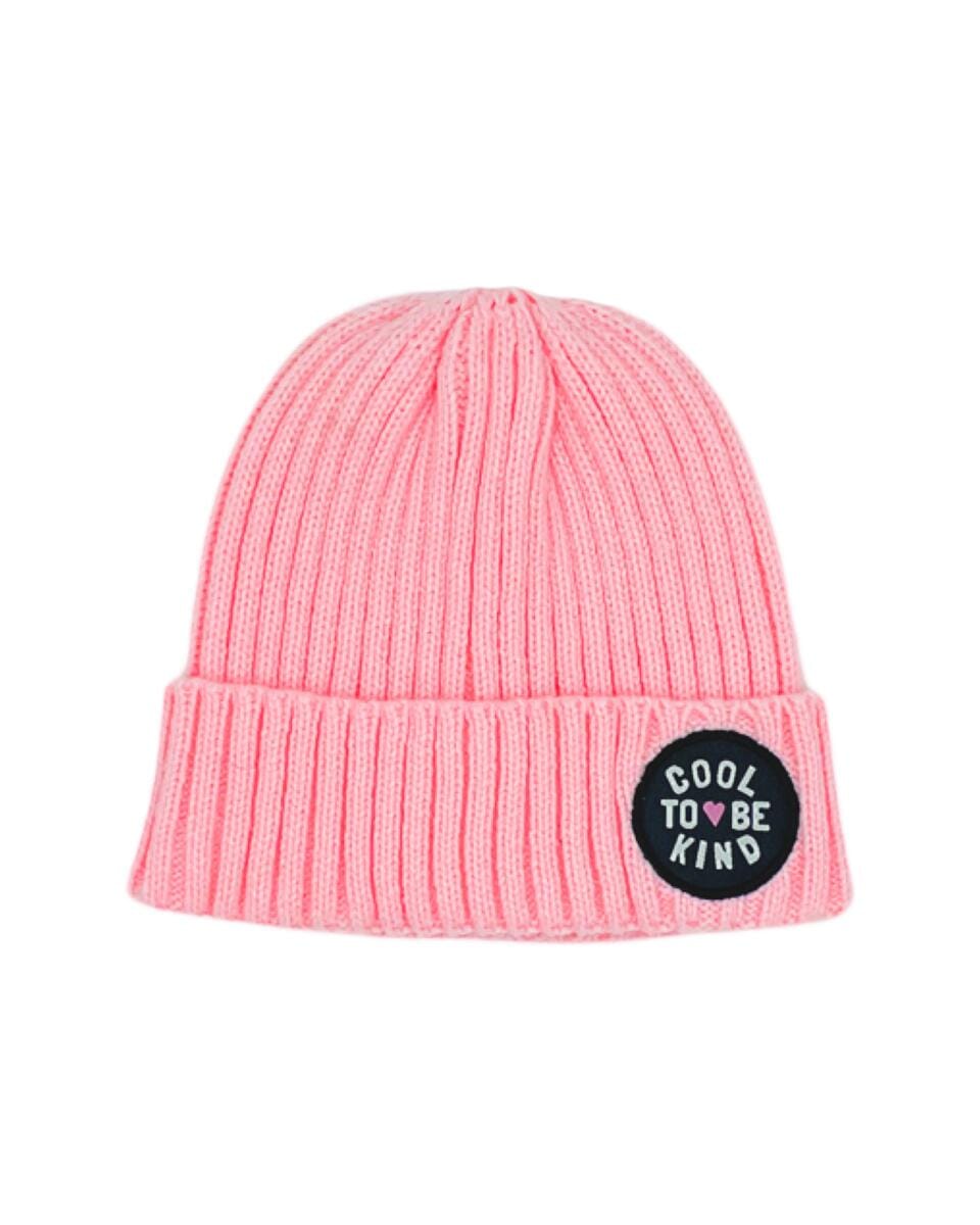 Cool To Be Kind Pink Beanie 110 ACCESSORIES CHILD Feather4Arrow 