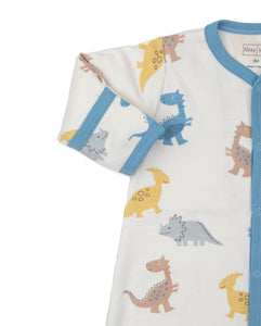 Dino Party Convertible Gown 130 BABY BOYS/NEUTRAL APPAREL Kissy Kissy 