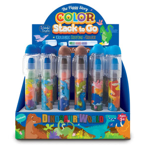 Dinosaur Erasable Crayons 196 TOYS CHILD Piggy Story 
