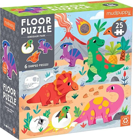 Dinosaur Park 25-Piece Floor Puzzle 196 TOYS CHILD Mudpuppy 