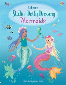 Dolly Dressing Stickers Impulse Usborne Books Mermaids 