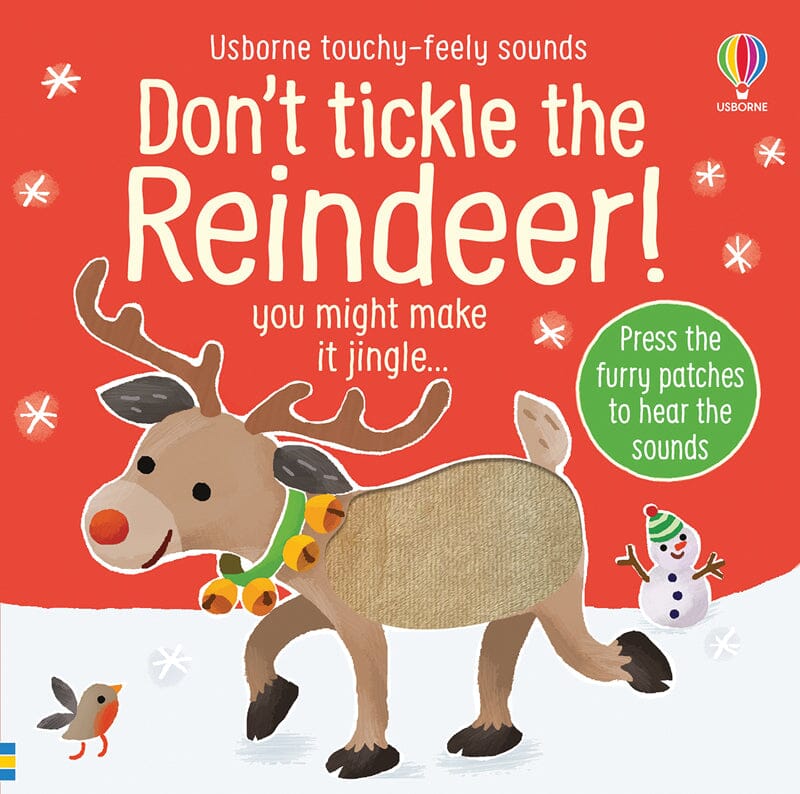 Don't Tickle the Reindeer 191 GIFT BABY Usborne Books 