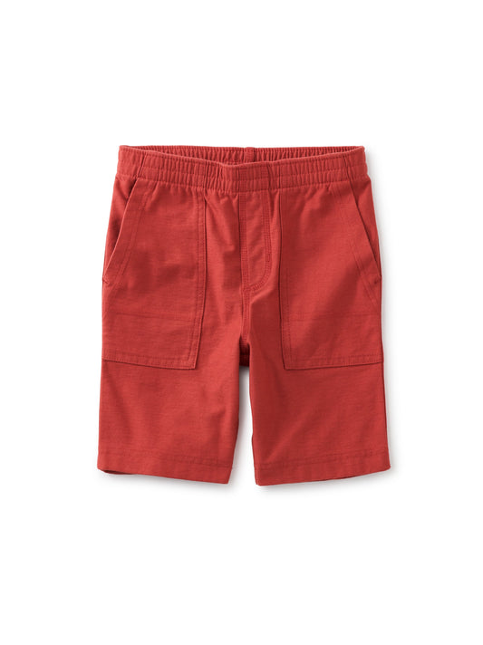 Earth Red Playwear Shorts 140 BOYS APPAREL 2-8 Tea 