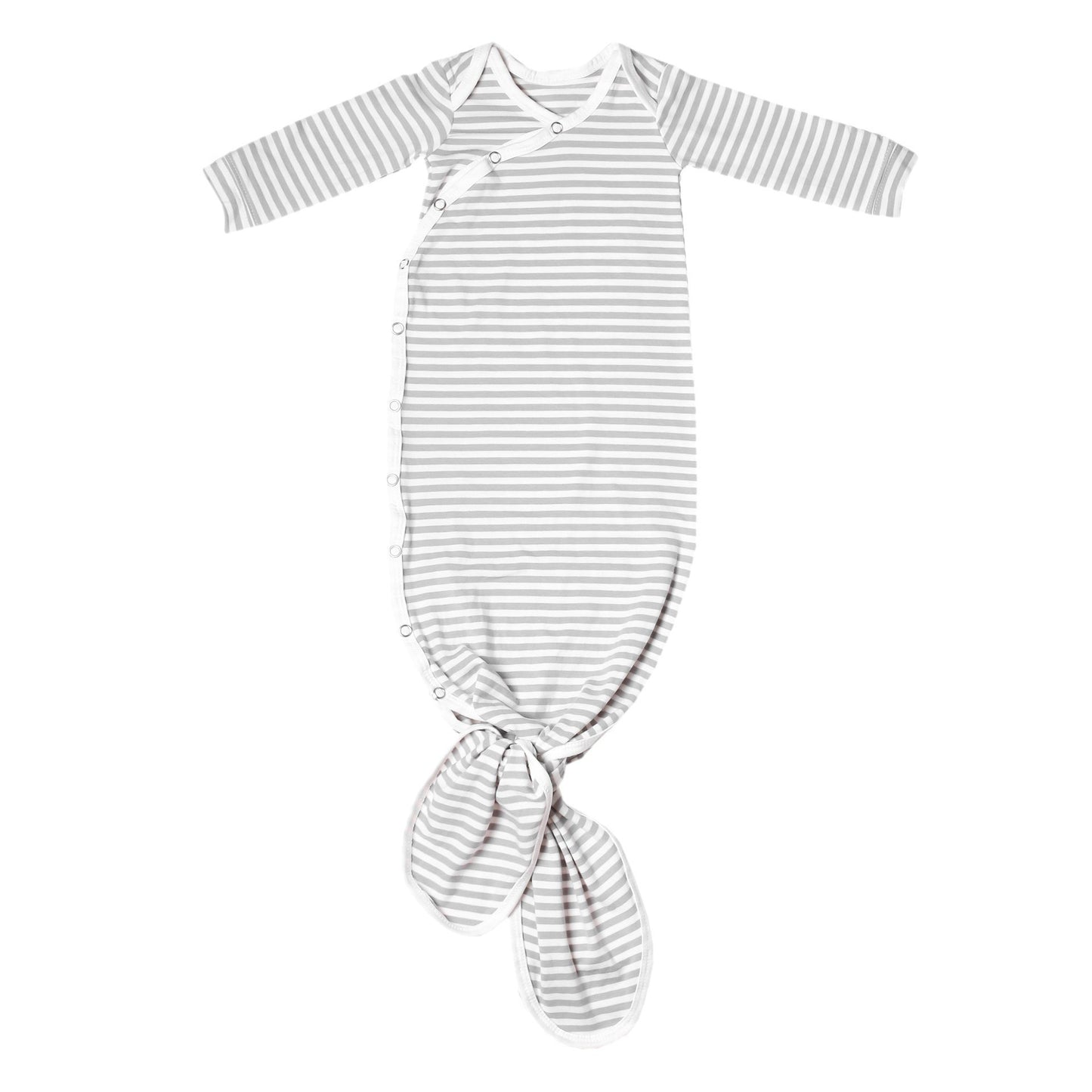 Everest Stripe Knotted Gown Gown Copper Pearl NB-3m