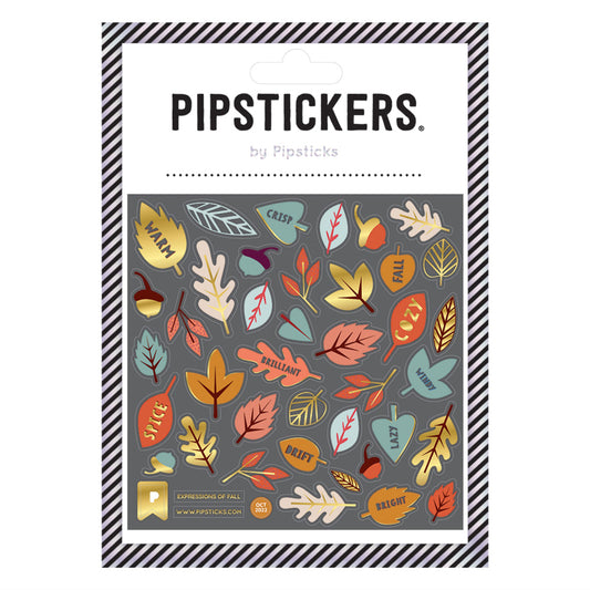 Expressions Of Fall Stickers 196 TOYS CHILD Pipsticks 