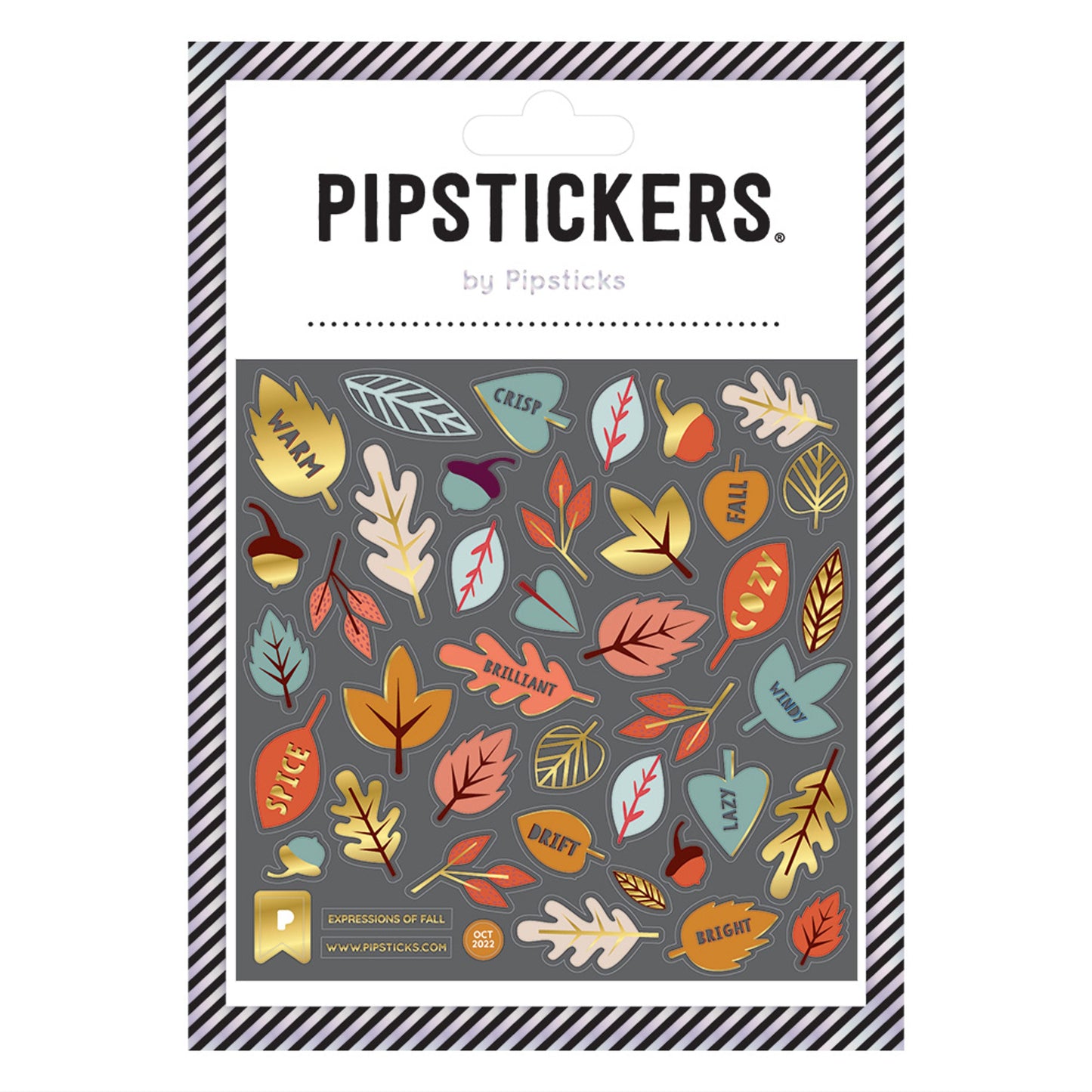 Expressions Of Fall Stickers 196 TOYS CHILD Pipsticks 
