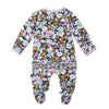 Finchley Floral Ruffle Magnetic Footie 120 BABY GIRLS APPAREL Magnetic Me 