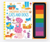 Fingerprint Activity Toys Usborne Books Cats and Dogs 