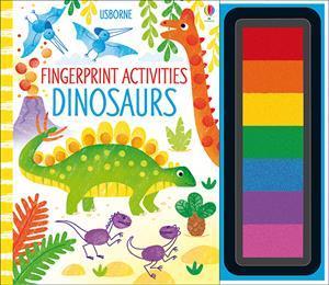 Fingerprint Activity Toys Usborne Books Dinosaurs 