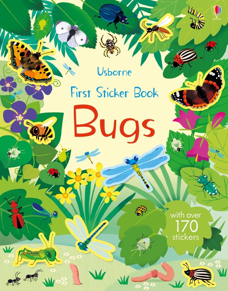 First Sticker Books 196 TOYS CHILD Usborne Books Bugs 