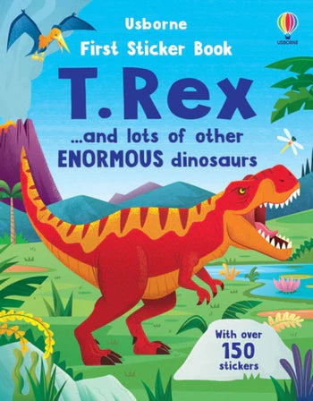 First Sticker Books 196 TOYS CHILD Usborne Books T-Rex 