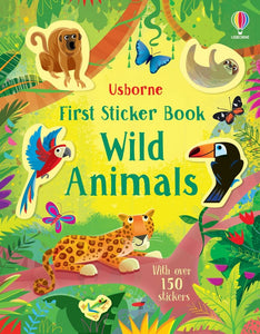 First Sticker Books 196 TOYS CHILD Usborne Books Wild Animals 