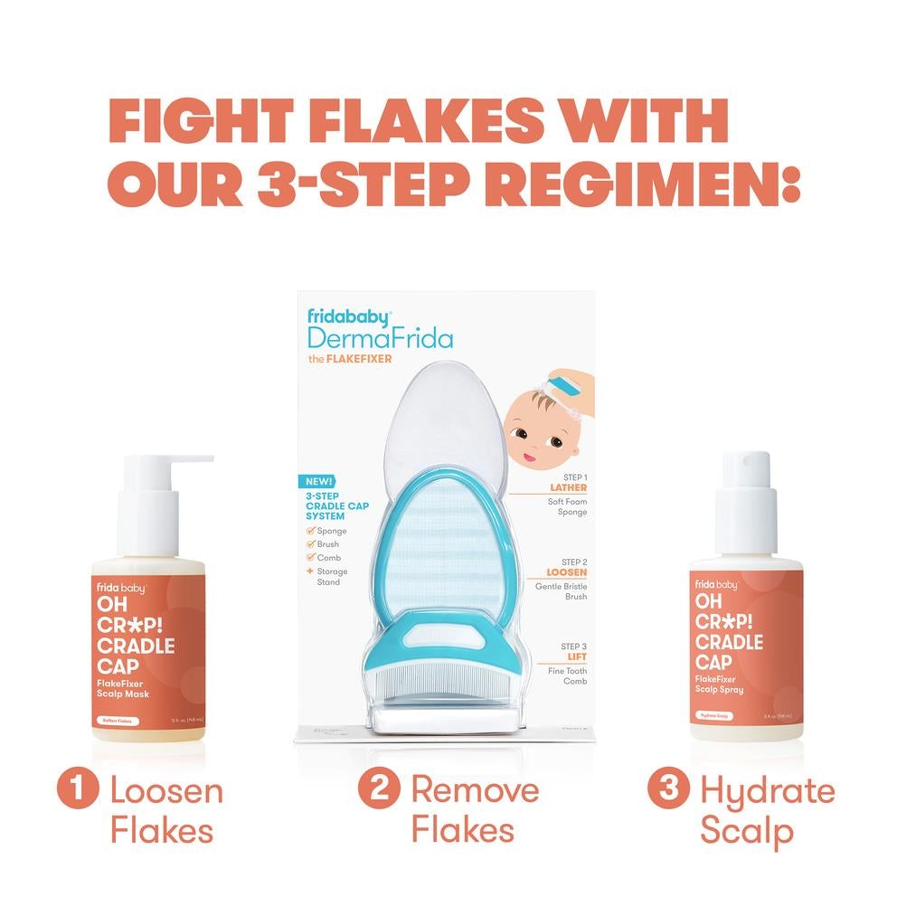 FlakeFixer Mask and Spray Duo 180 BABY GEAR Fridababy 