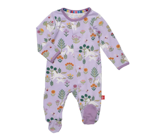 Folk Magic Magnetic Footie 120 BABY GIRLS APPAREL Magnetic Me 0-3m 