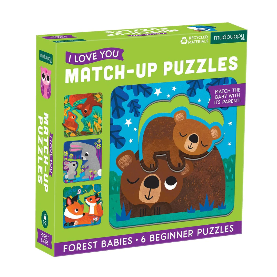 Forest Babies-Match-Up Puzzles 196 TOYS CHILD Mudpuppy 