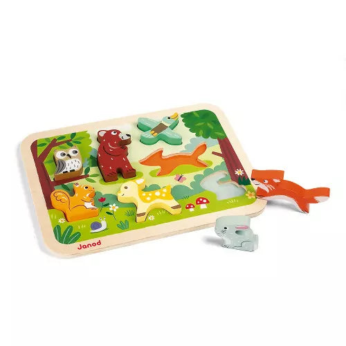 Forest Chunky Puzzle 195 TOYS BABY Janod Toys 