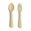 Fork and Spoon Set 180 BABY GEAR Mushie Daffodil 