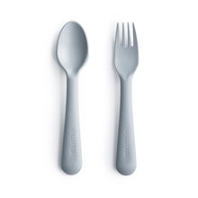 Fork and Spoon Set Utensils Mushie Cloud 