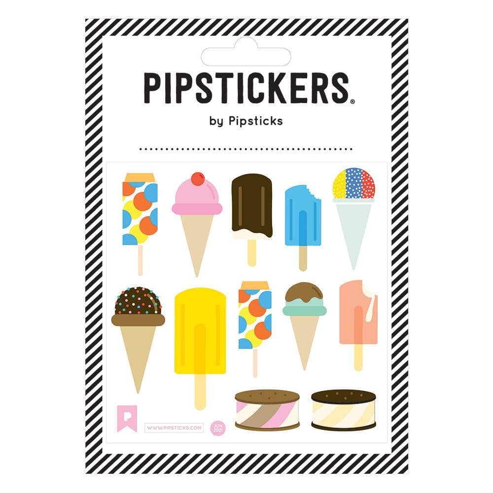 Fuzzy Ice Cream Treats Stickers 196 TOYS CHILD Pipsticks 
