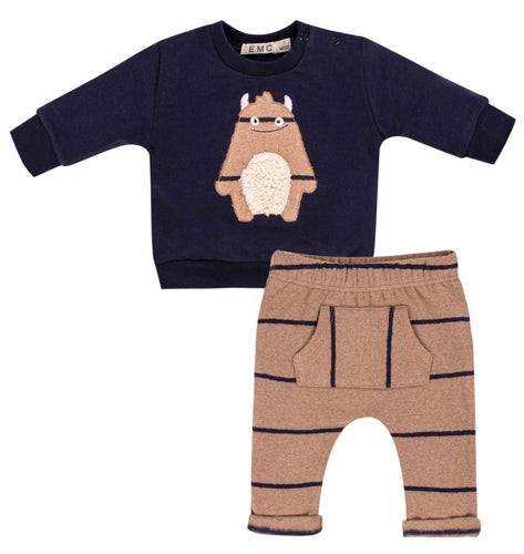 Fuzzy Monster Knit Pant Set 130 BABY BOYS/NEUTRAL APPAREL EMC 3m 