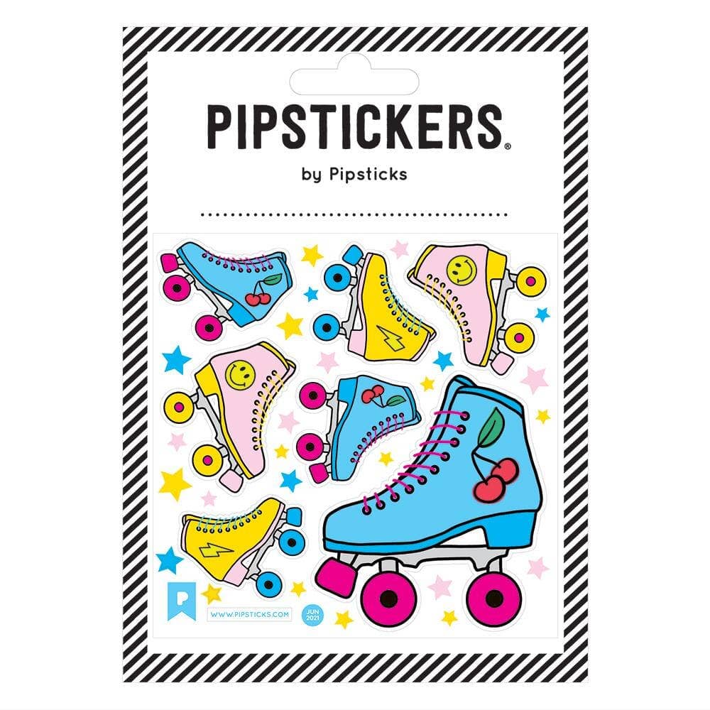 Fuzzy Roller Skates Stickers 196 TOYS CHILD Pipsticks 