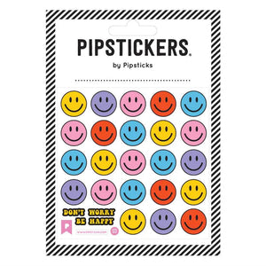 Fuzzy Smiley Faces Sticker Sheet 196 TOYS CHILD Pipsticks 