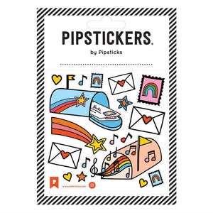 Fuzzy Snail Mailbox Stickers 196 TOYS CHILD Pipsticks 